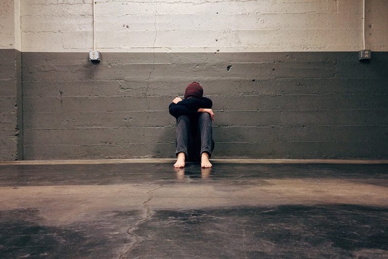 a person suffering from depression