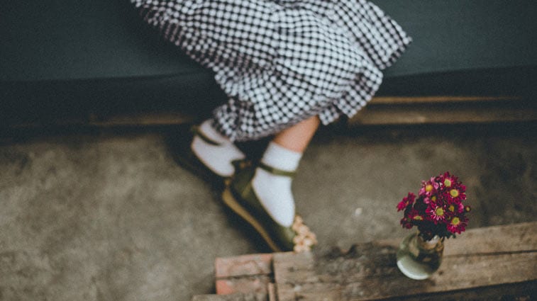 a woman's legs