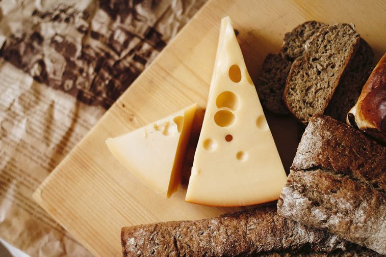 breads and cheeses