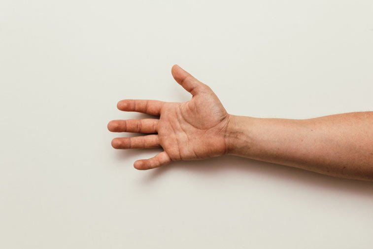 a human hand