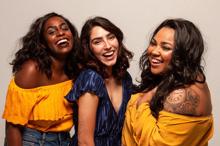 a group of women