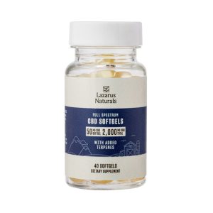 Lazarus Naturals CBD Softgels (50mg - 40 Count)