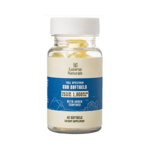 Lazarus Naturals THC Free CBD Softgels (25mg - 40 Count)