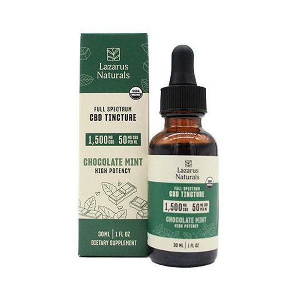 Lazarus Naturals Chocolate/Mint Full Spectrum CBD Tincture (1500mg)