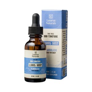 Lazarus Naturals Flavorless THC Free CBD Tincture (1500mg)